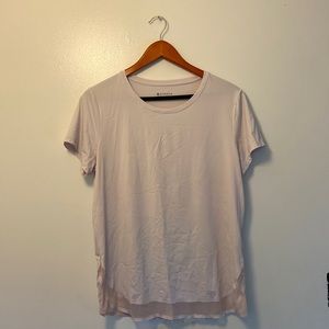 ATHLETA Very Light Pink Tee-Shirt Sz. L